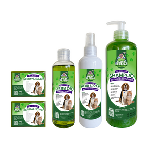 Crazy Deals Bundle 3 (2 MDC Soaps 135g, 1 MDC Herb Spray 250ml, 1 Mdc Herb Oil 200ml, 1 Mdc Premium Shampoo with Conditioner)